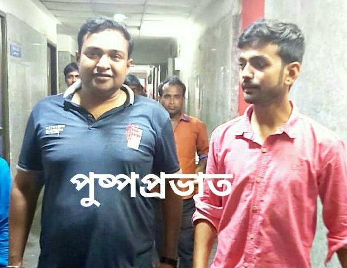 হাসপাতাল পরিদর্শনে ছাত্র সংগঠন  (ছবিটি তুলছেন উজির আলী)