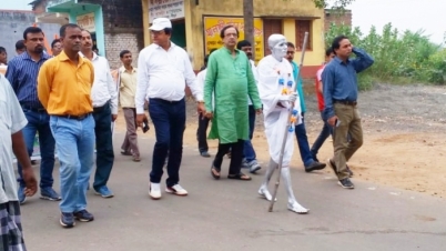 এন.আর.সি এর বিরুদ্ধে তৃনমূলের সম্প্রীতির মিছিল বীরভূমের রাজনগরে