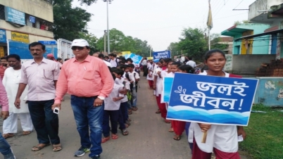 বীরভূমের রাজনগরে পালিত হল জল ধরো জল ভরো কর্মসূচী