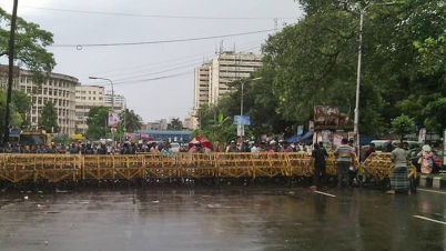 রোববার শাহবাগ-মৎস্যভবন সড়কে সাধারণের চলাচল বন্ধ