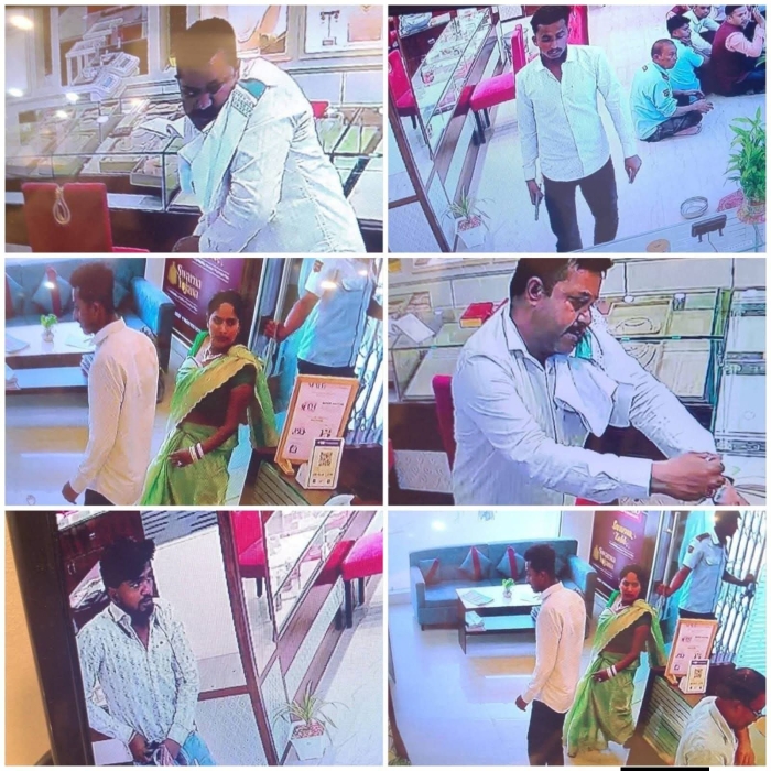 সেনকো গোল্ড সোনার দোকানের সিসিটিভির ফুটেজ