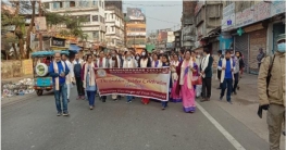 বিশাল শোভাযাত্রা, সূচনা হল রাধামাধব কলেজের সুবর্ণ জয়ন্তী উৎসবের