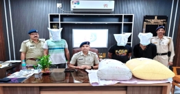 সুতি থানার বড়সড় সাফল্য! গাঁজা সহ তিন পাচারকারী গ্রেফতার, বাজেয়াপ্ত লাল গাড়ি ও ৩৫ কেজি  গাঁজা