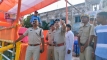 ধুলিয়ান গঙ্গাঘাটে কড়া নিরাপত্তায় প্রতিমা বিসর্জন, তৎপর পুলিশ-প্রশাসন