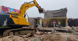 উন্নয়ন ও নিরাপত্তার খাতিরে উচ্ছেদ অভিযান সামশেরগঞ্জে, ব্যবসা হারা হাজারো ব্যবসায়ী