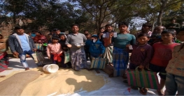 রাজ্য সরকার নির্দেশ অনুসারে চলছে দুয়ার রেশনের। সেই রেশন চালে মিলছে  ইঁদুরের মল ও পোকা